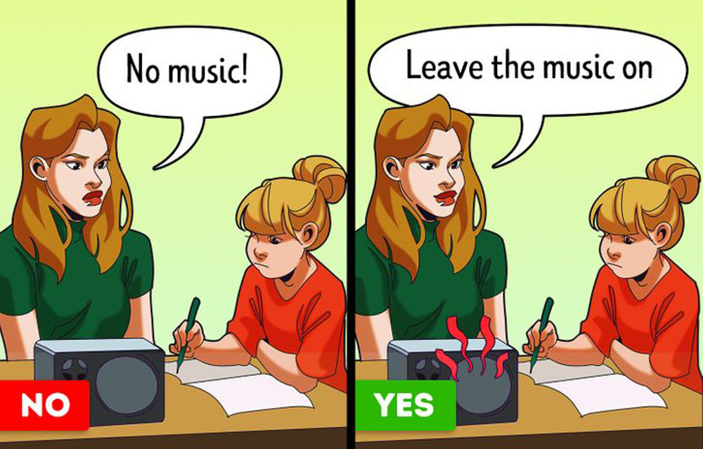 Âm nhạc phù hợp giúp trẻ làm bài tập về nhà hiệu quả